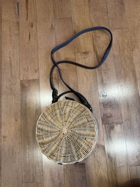 Straw Round Purse